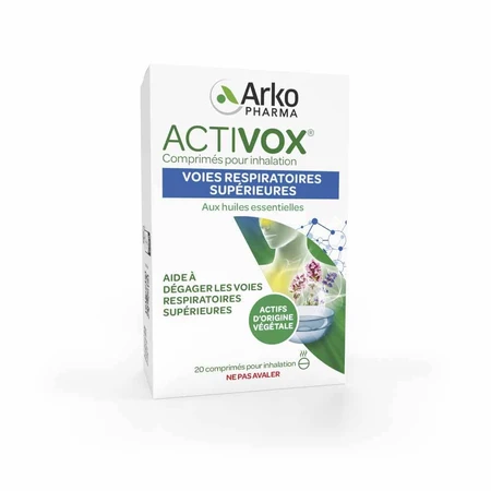 Arkopharma Activox Nariz y Garganta Aceites Esenciales 20 Comprimidos para Inhalación