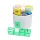 Estipharm 7-day round pill dispenser