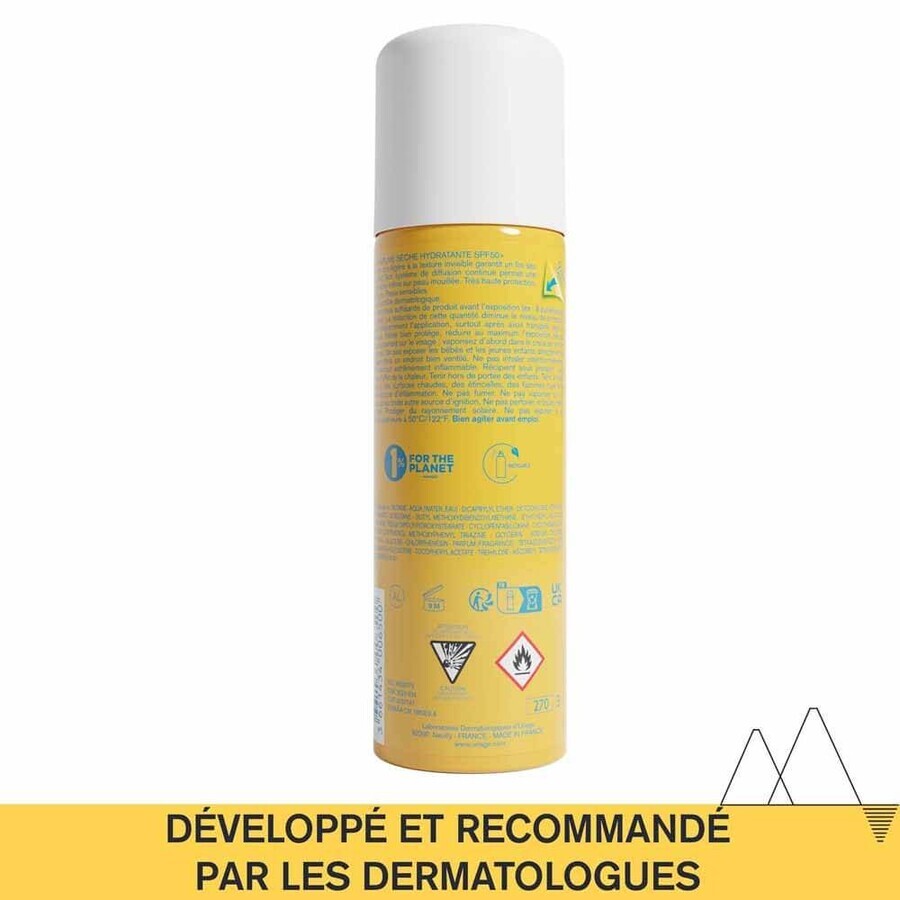 Uriage Bariésun Spf50+ Dry Spray Empfindliche Haut 200 ml
