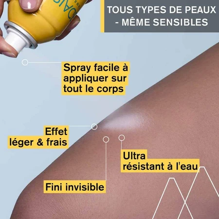 Uriage Bariésun Spf50+ Droge Spray Gevoelige Huid 200 ml