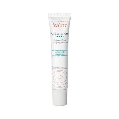 Avène Cleanance Cuidado matificante antiseborreico, Hidratación duradera Pieles grasas con imperfecciones 40ml