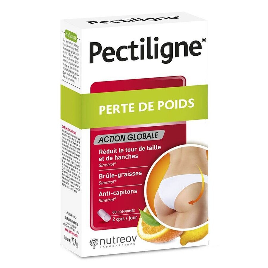 Nutreov Pectiligne Perte de Poids Action Globale 60 Comprimés