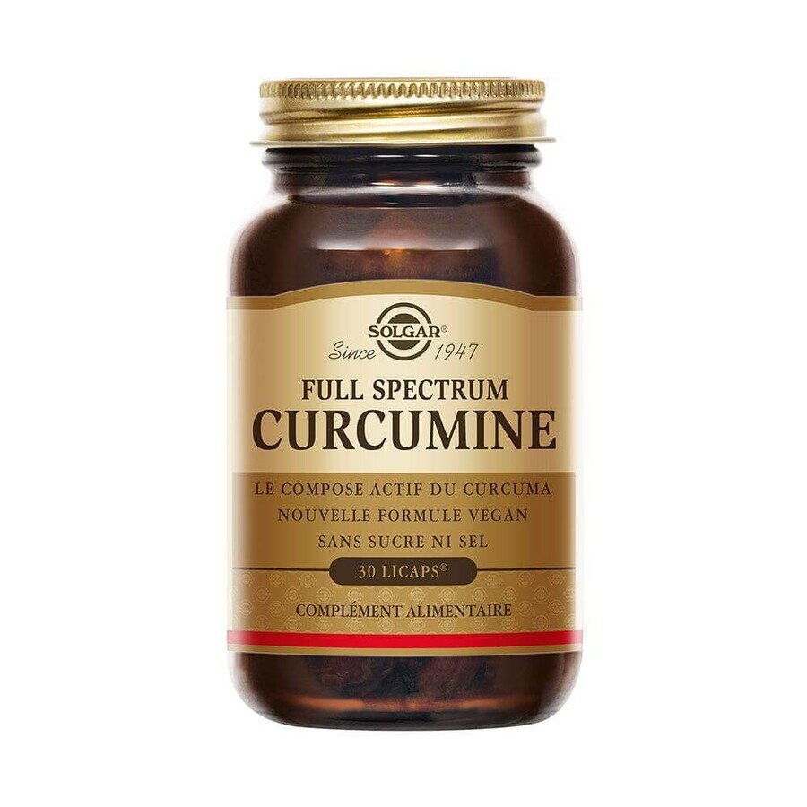 Solgar Volledig Spectrum Curcumine 30 Capsules Antioxydanten 30 capsules