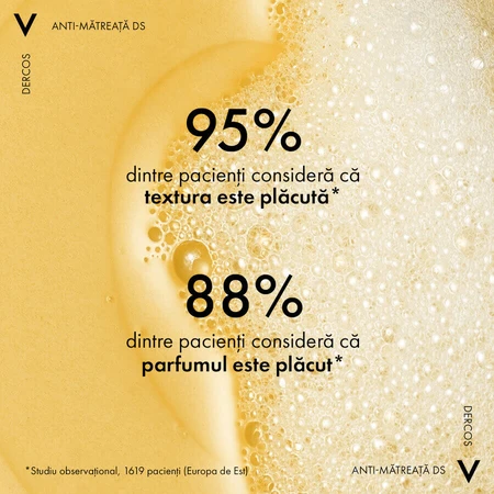 Rezerva eco sampon anti-matreata pentru par normal-gras Dercos, 390 ml, Vichy
