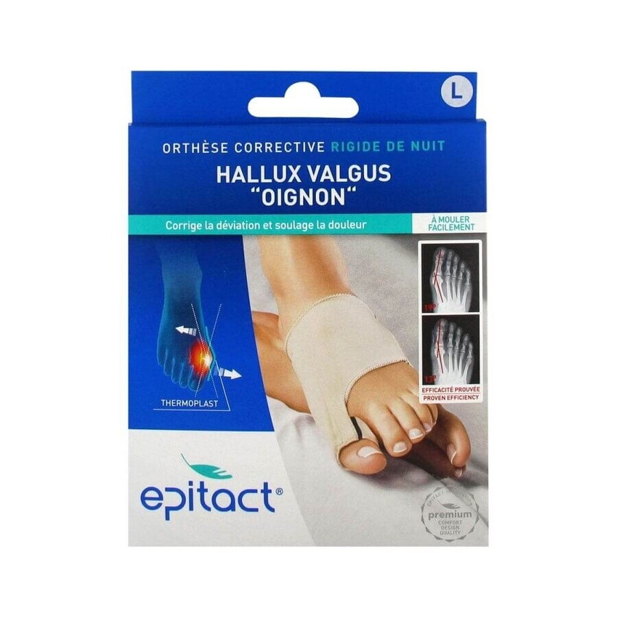 Epitact orthese voor nachtcorrectie van hallux valgus x1