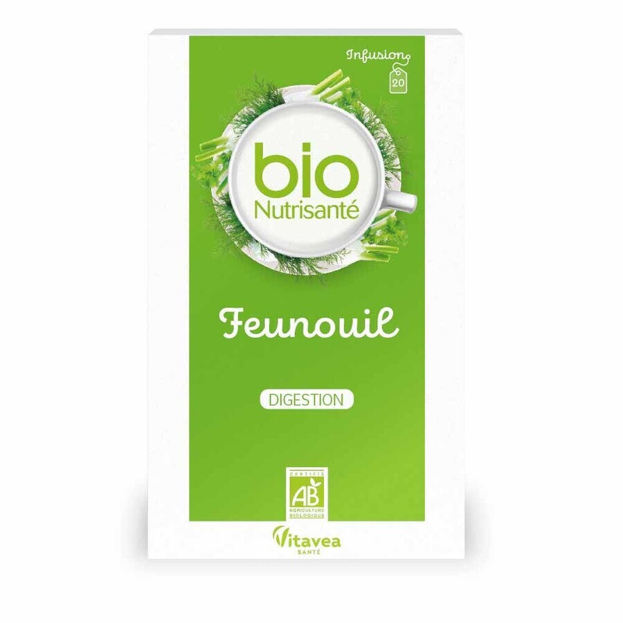 Vitavea Santé Infuso di finocchio biologico 20 bustine