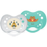 Dodie Symmetrische fopspeen voor baby's Vanaf 6 maanden x2