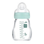 Mam Glazen fles Aqua "Nature Flow 1 speen