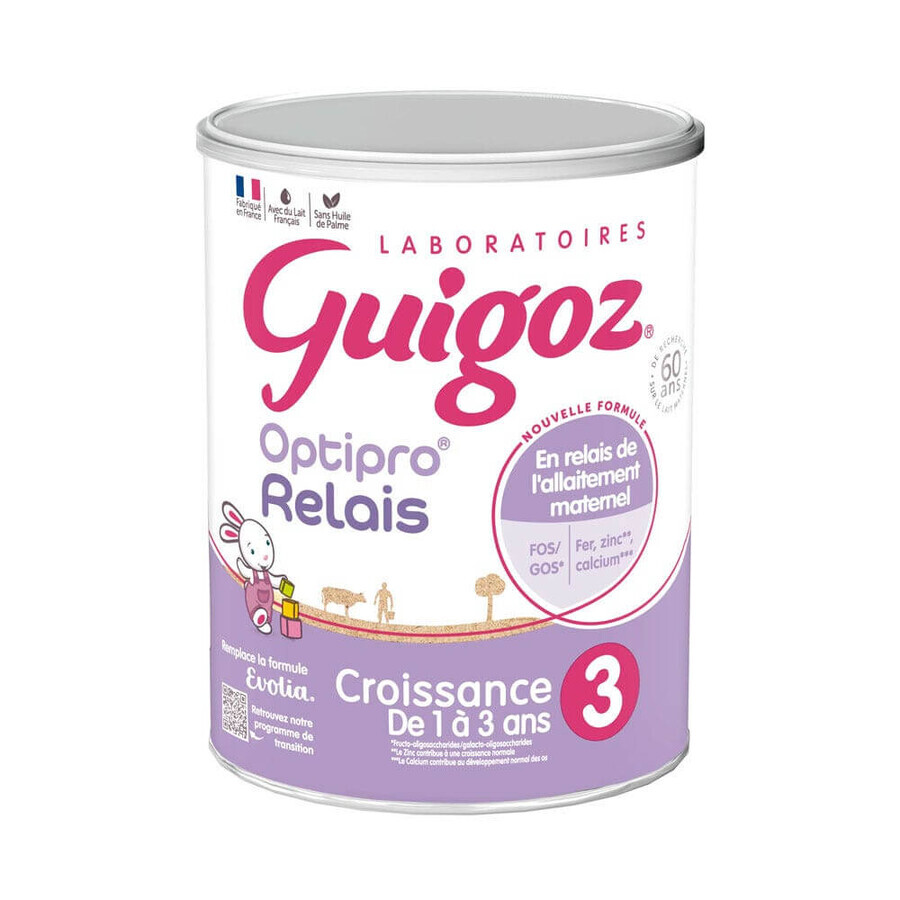 Winkel op Guigoz Optipro Relais Groeimelkpoeder Evolia A2 Vanaf 1 jaar 800g Guigoz Optipro Relais Groeimelkpoeder Evolia A2 Vanaf 1 jaar 800g