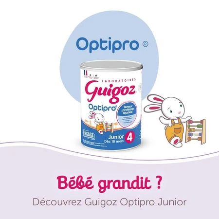 Guigoz Optipro Relais Lait En Poudre Croissance 3 De 1 À 3 Ans 800g