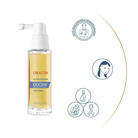 Ducray Creastim Lotion voor vrouwen Occasioneel haarverlies Postpartum, vermoeidheid, stress 60ml