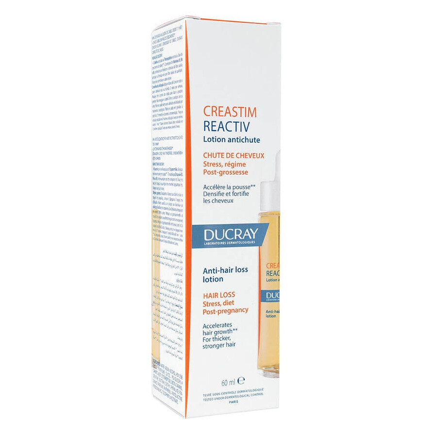 Ducray Creastim Lotion for Female Occasional Hair Loss Postpartum, Fatigue, Stress 60ml