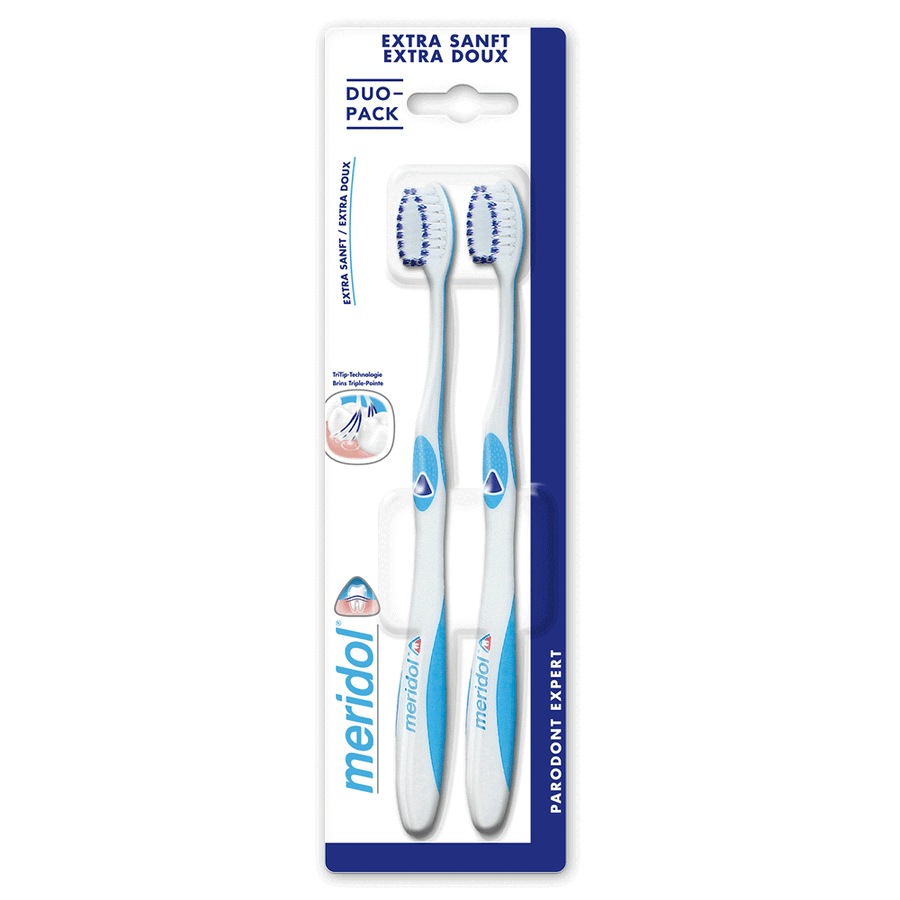 Meridol Parodont Expert Brosse à Dents Extra Doux x2