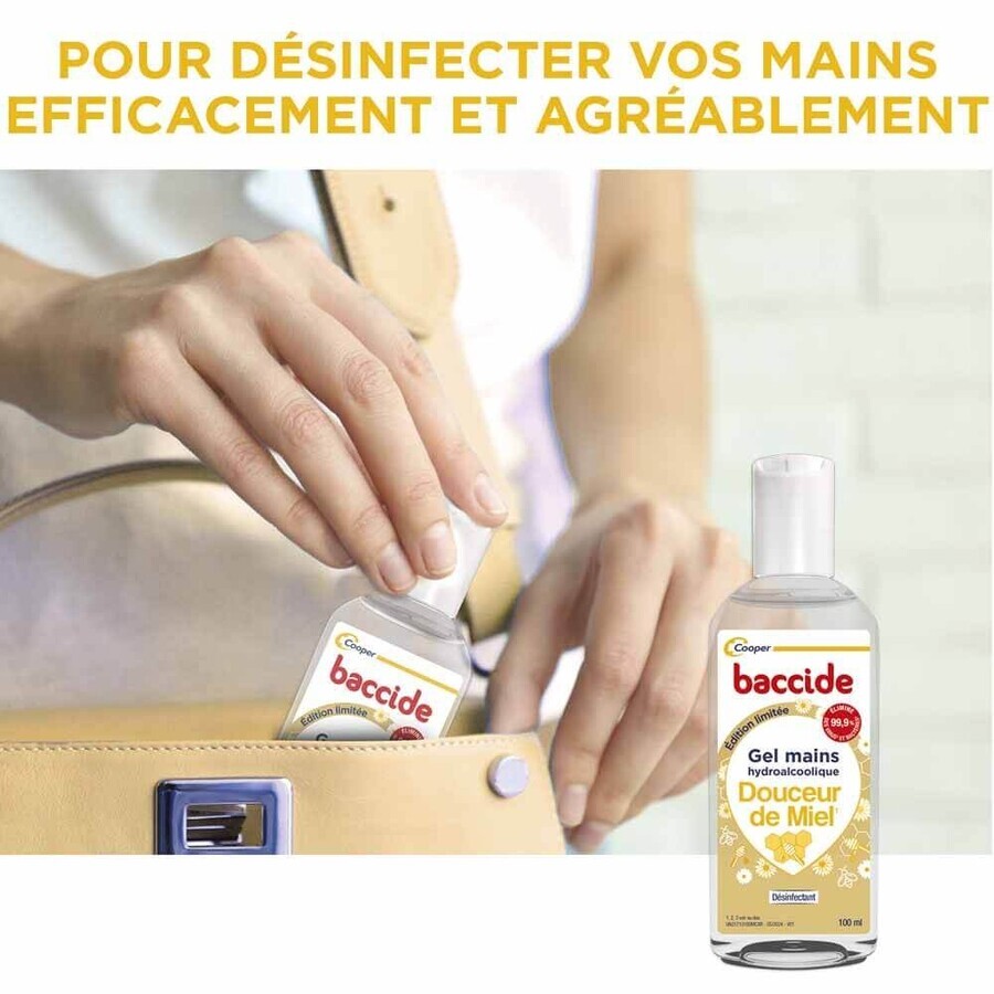 Baccide Niet Spoelen Handgel Honing 100ml
