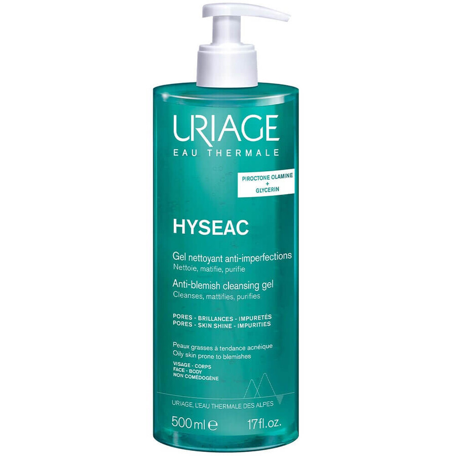 Comprar Uriage Hyseac Gel Limpiador Purificante Pieles mixtas o grasas Peaux Mixtes A Grasses 500ml Uriage Hyseac Gel Limpiador Purificante Pieles mixtas o grasas Peaux Mixtes A Grasses 500ml