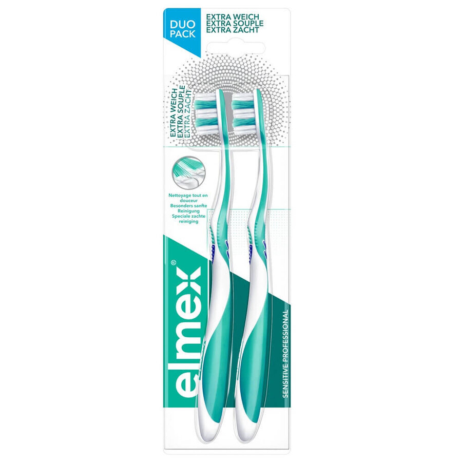 Comprar Elmex Sensitive Cepillo de Dientes Profesional Extra Suave x2 Elmex Sensitive Cepillo de Dientes Profesional Extra Suave x2