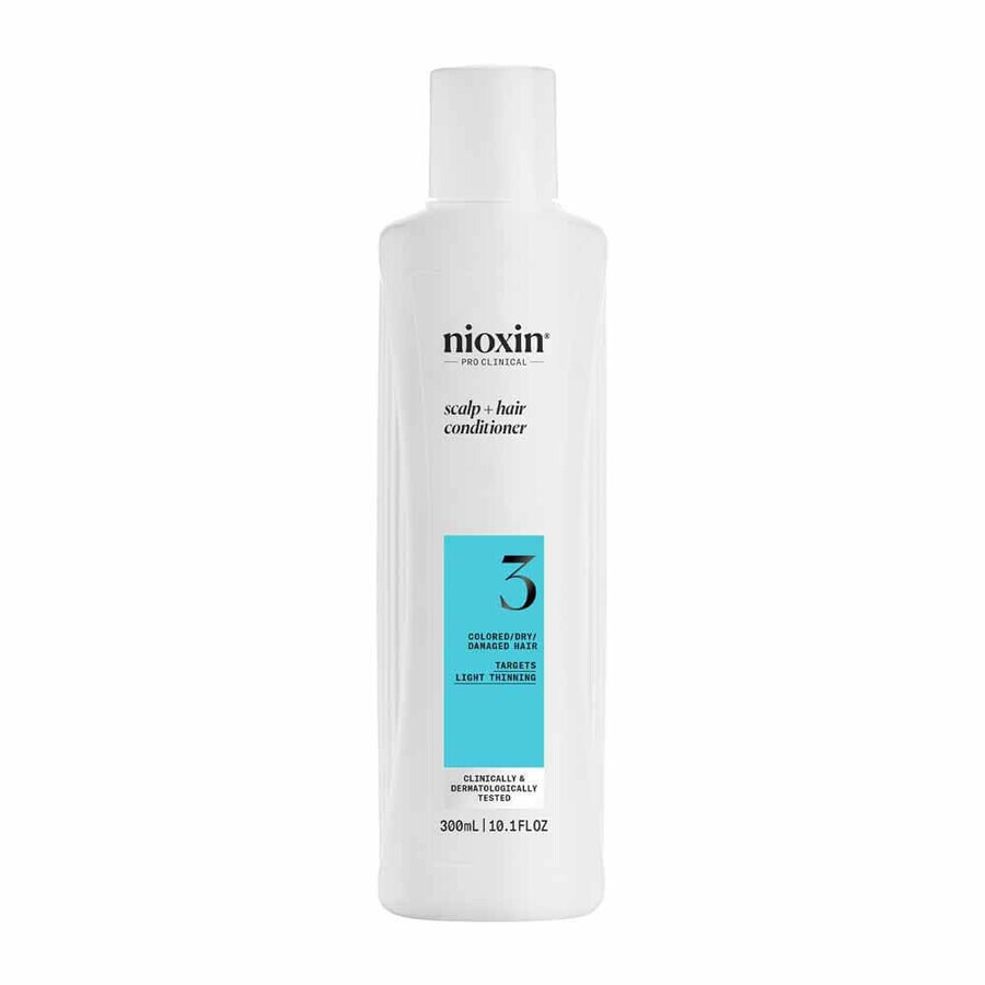 Nioxin System 3 Spülung für coloriertes/trockenes/geschädigtes Haar und Haar mit mäßigem Haarausfall 300 ml