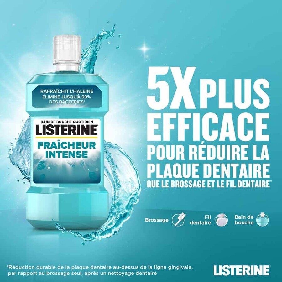 Listerine Bain De Bouche Fraicheur Intense 500ml