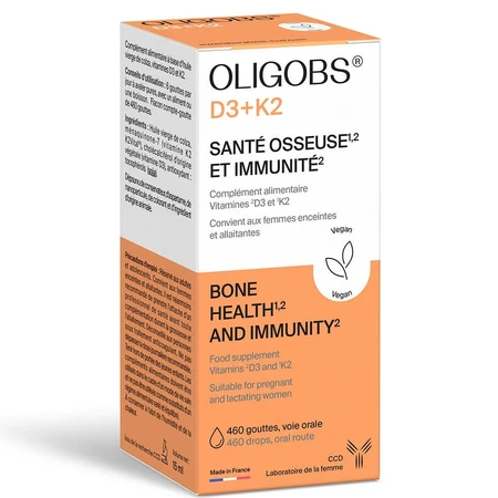 Ccd Oligobs Vitamins D3+K2 Bone Health and Immunity 460 Drops