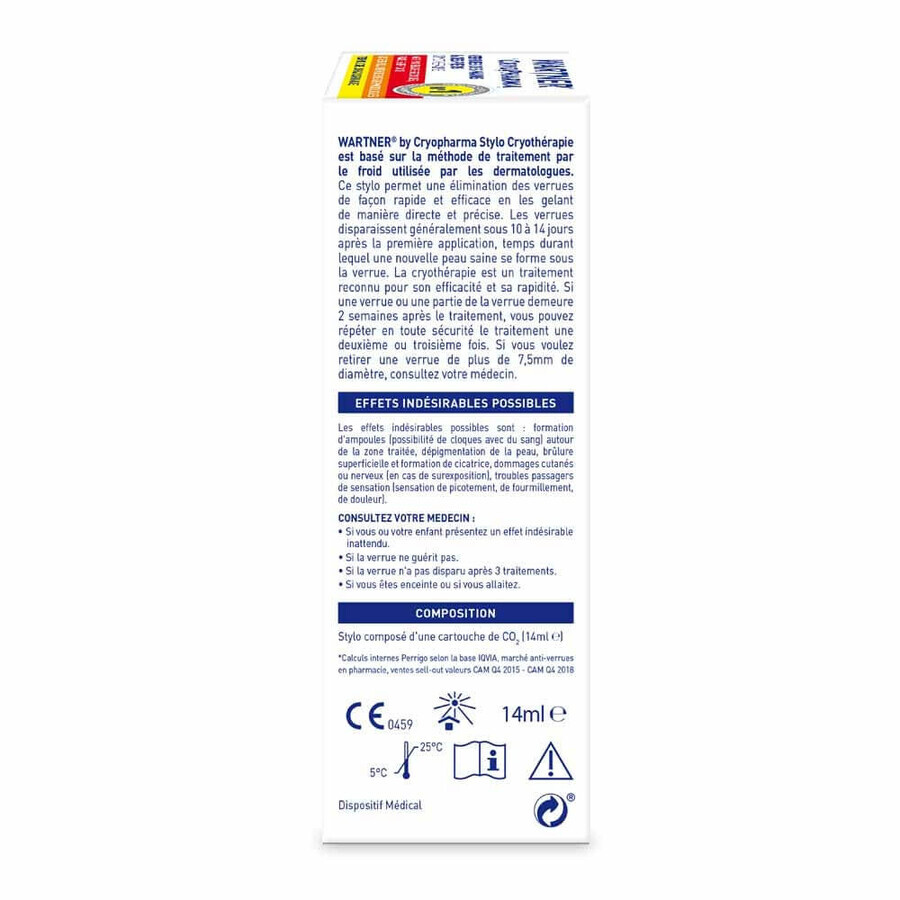Crioterapia Verrugas en manos y pies Cryopharma 14ml