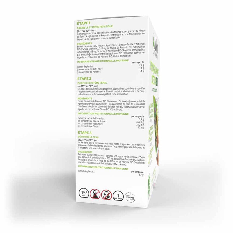 Arkopharma Arkofluids Bio detox programma 3x10 ampullen