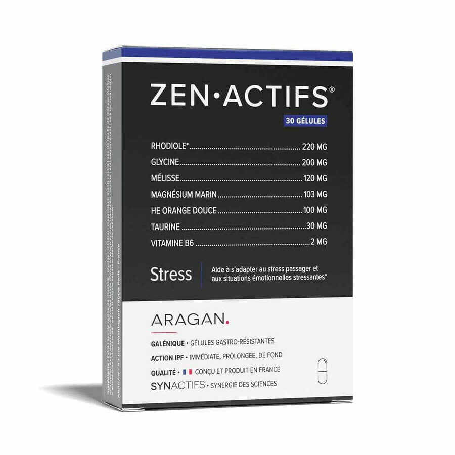 Aragan Synactifs Zenactifs Stress 30 Gelules