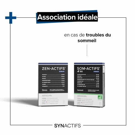 Aragan Synactifs Zenactifs Estrés 30 Cápsulas