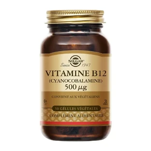 Solgar Vitamine B12 500µg 50 plantaardige capsules