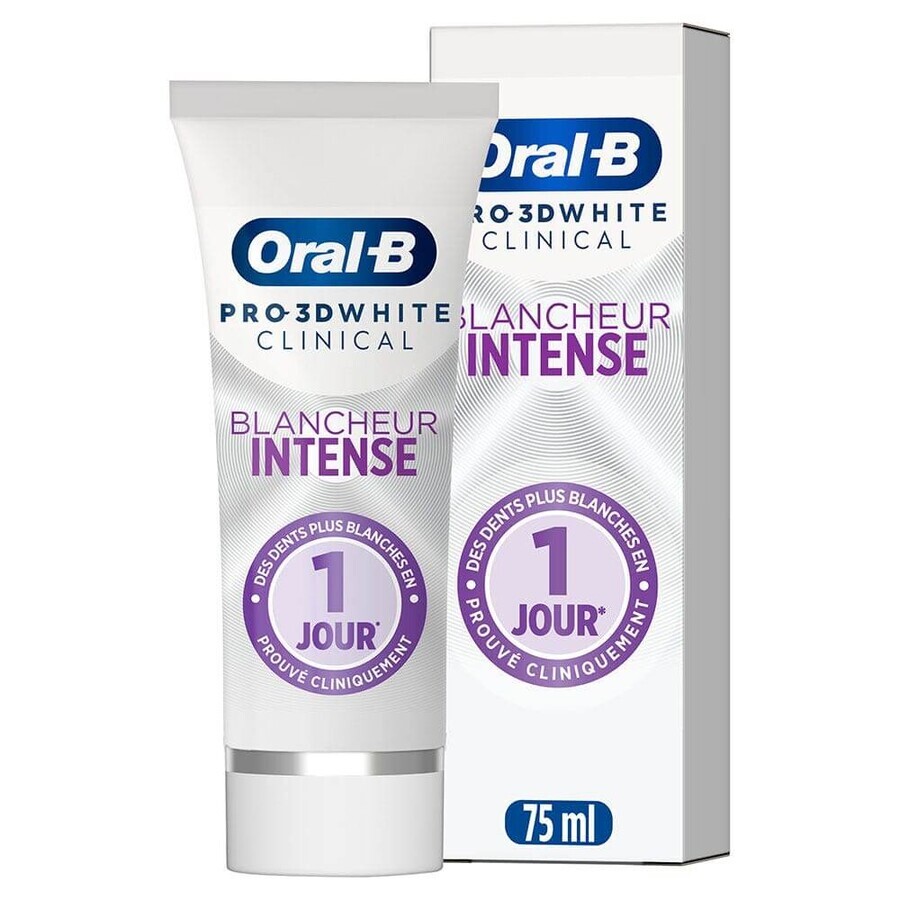 Oral-B Pro 3D White Clinical Intensive Whitening Toothpaste 75ml