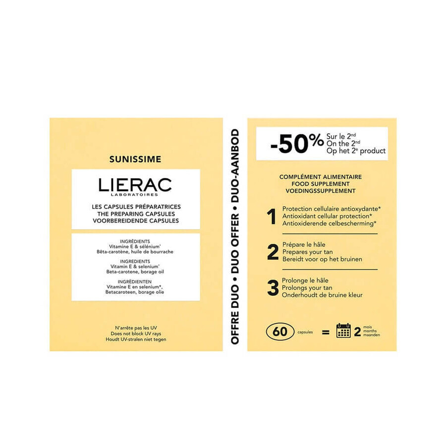 Shop Lierac Sunissime Sun Skin Preparer 2x30 Kapseln Lierac Sunissime Sun Skin Preparer 2x30 Kapseln