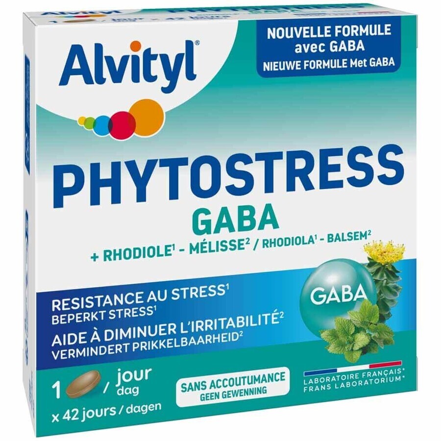Buy Alvityl Fitostress GABA 42 Tablets Alvityl Fitostress GABA 42 Tablets