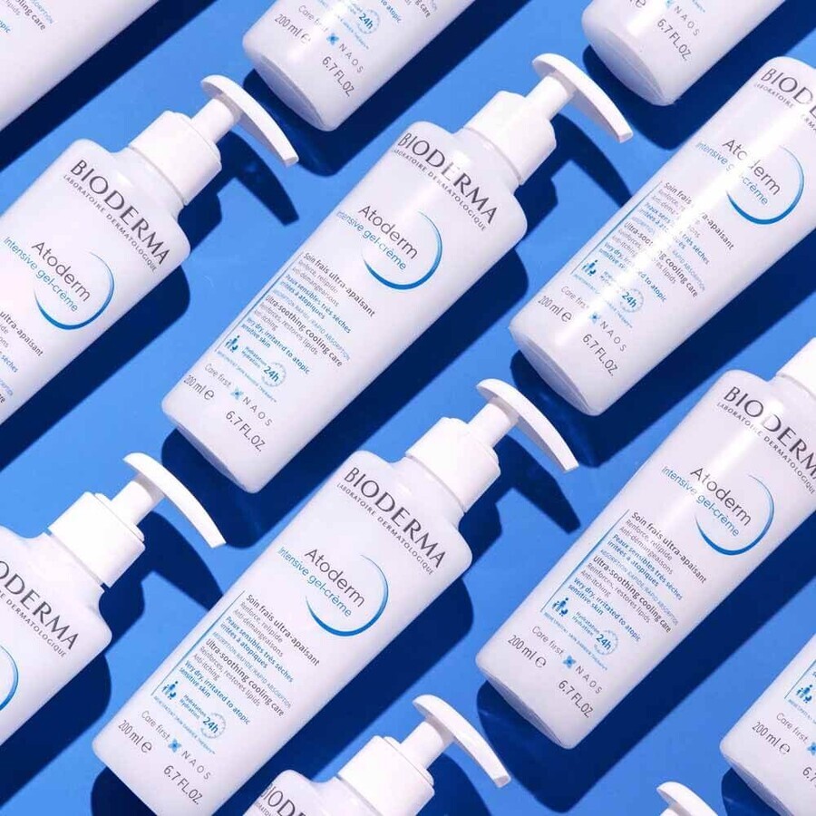 Bioderma Atoderm Gel-Creme Intensiv Ultra-beruhigende Frischebehandlung Intensiv Peaux Sensibles Visage et Corps 200ml Bioderma Atoderm Gel-Creme Intensiv Ultra-beruhigende Frischebehandlung Intensiv Peaux Sensibles Visage et Corps 200ml