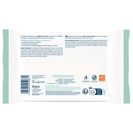 Biolane Expert Reinigingsdoekjes Gevoelige Huid x54
