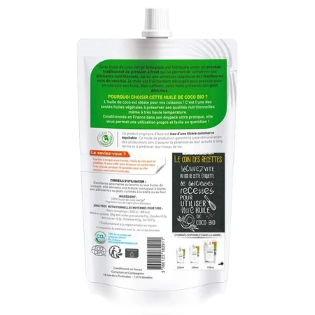 Comptoirs Et Compagnies Biologische Virgin Kokosolie 220 ml