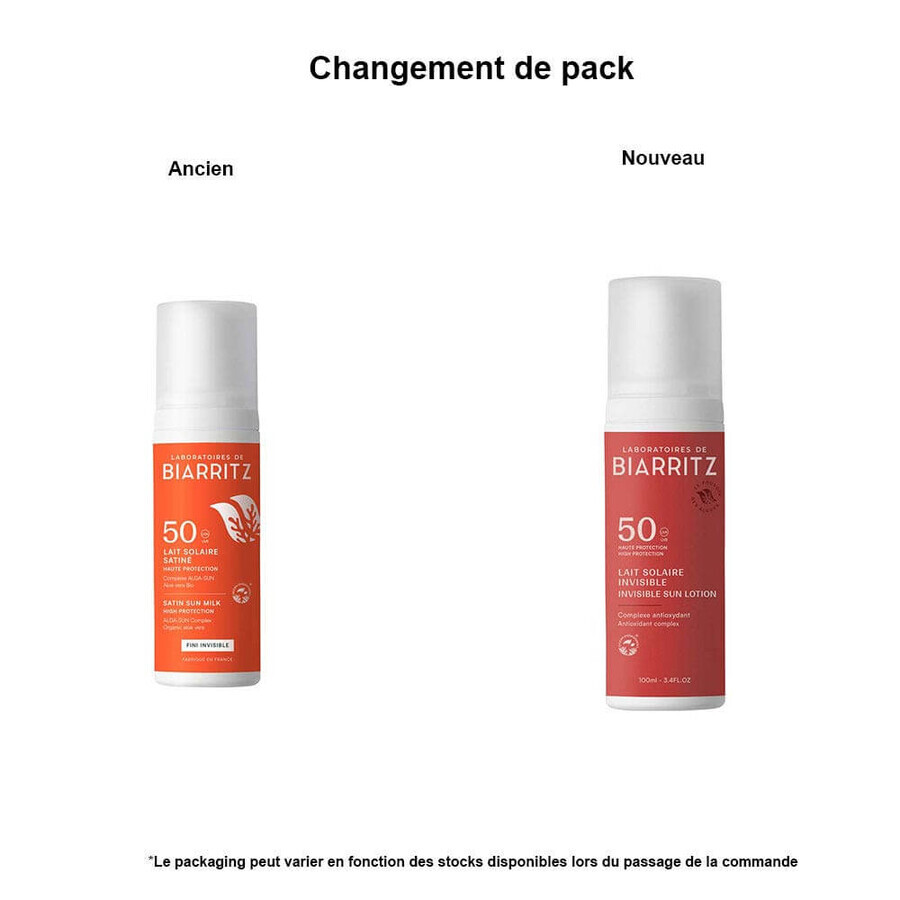 Laboratoires De Biarritz Prodotti solari Latte satinato SPF50 100ml Laboratoires De Biarritz Prodotti solari Latte satinato SPF50 100ml