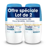 Etiaxil Desodorante Antitranspirante Roll-On 48h Proteger Transpiración moderada Piel sensible 2x50ml