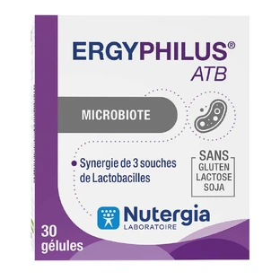 Nutergia Ergyphilus Microbiote Atb 30 Gélules