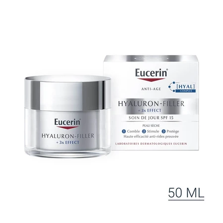 Eucerin Hyaluron-Filler + 3x Effect Crema de Día Antiedad FPS15 50ml