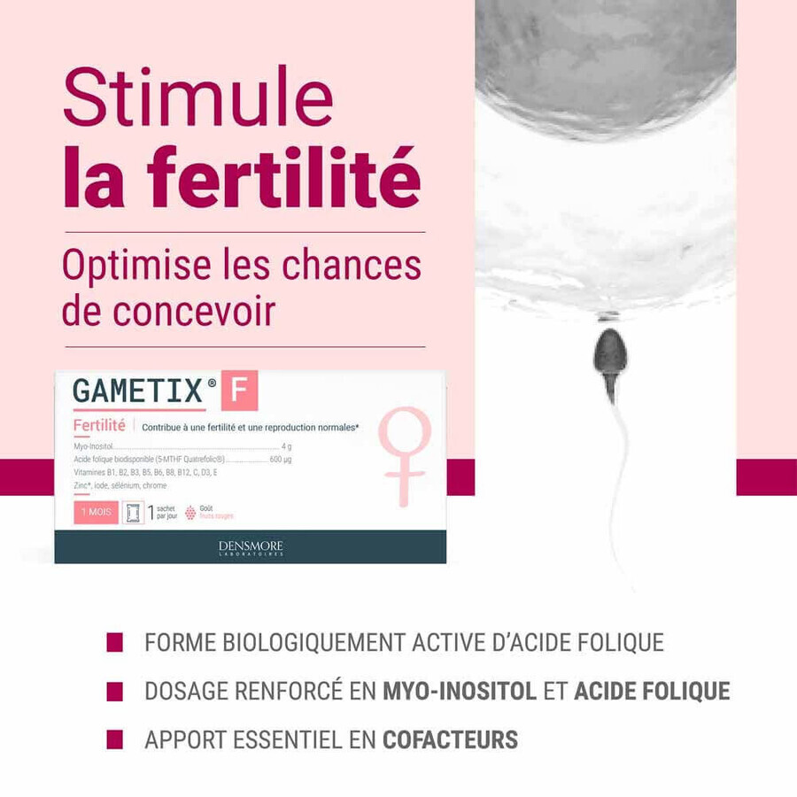 Densmore Gynecologie Gametix F Fertilité Femmes 30 Sachets