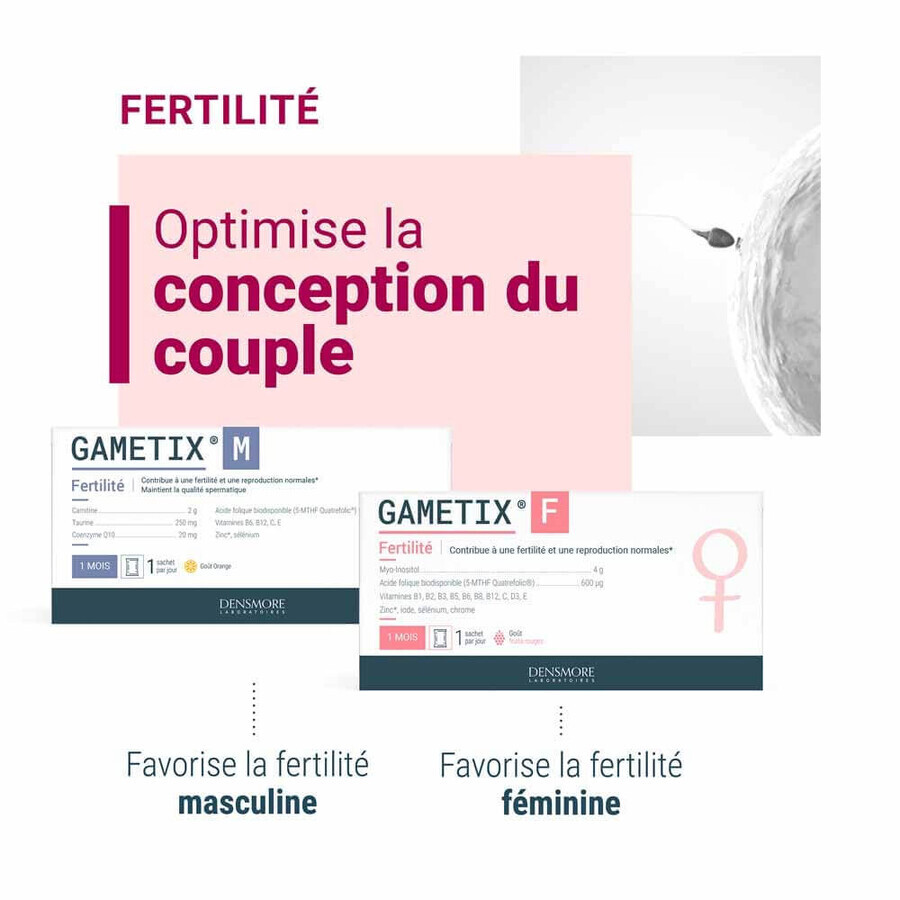 Densmore Gynecologie Gametix F Fertilité Femmes 30 Sachets