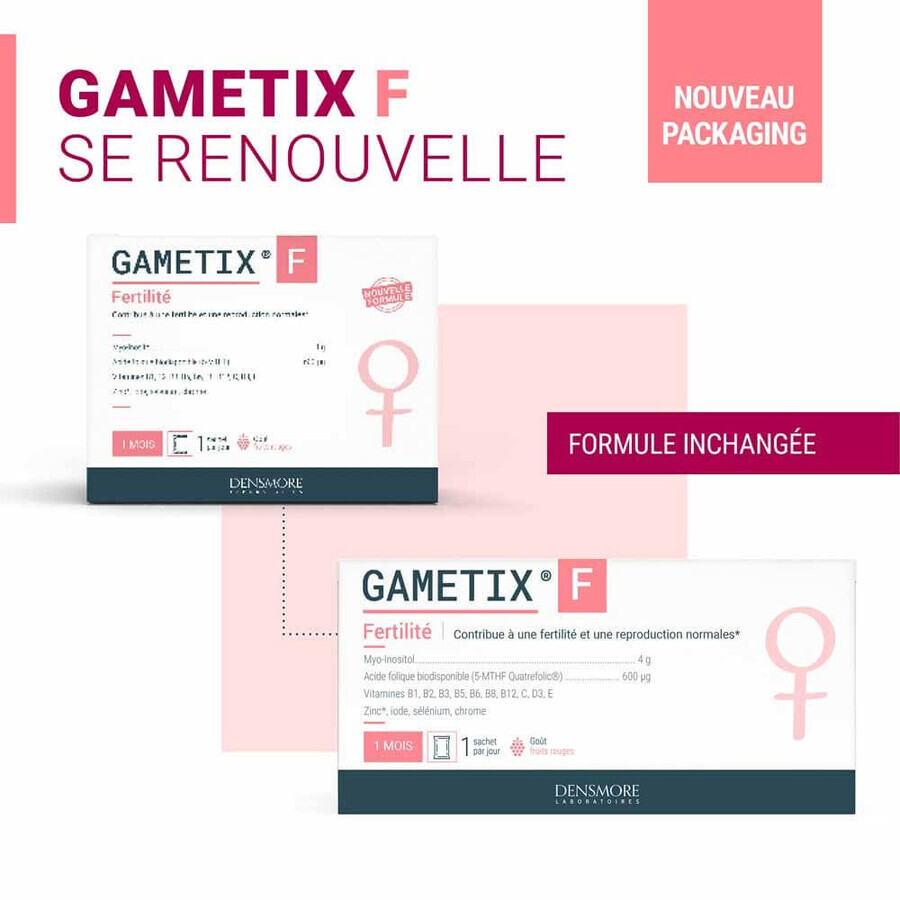 Densmore Gynecologie Gametix F Fertilité Femmes 30 Sachets