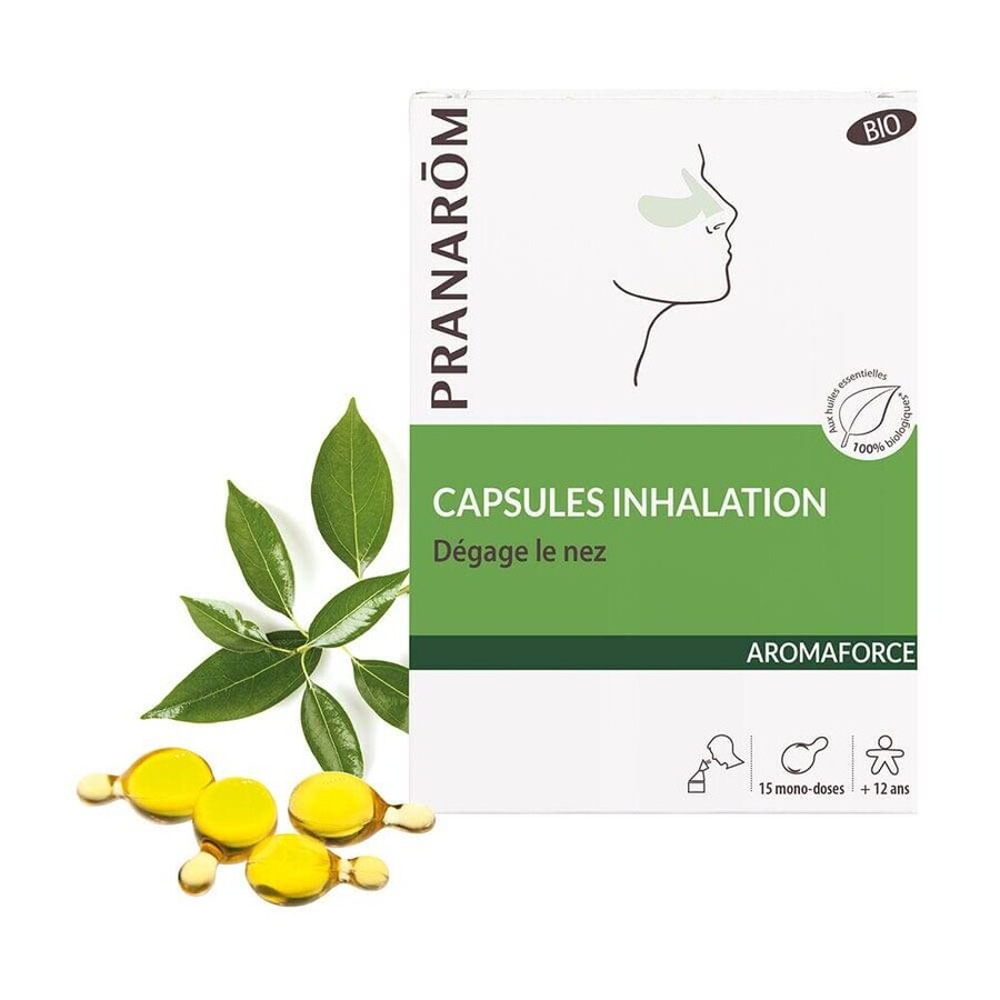 Pranarôm Aromaforce Inhalation - Nasal Decongestion 15 Capsules