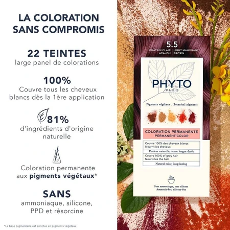 Phyto Phytocolor Coloración Permanente con Pigmentos Vegetales