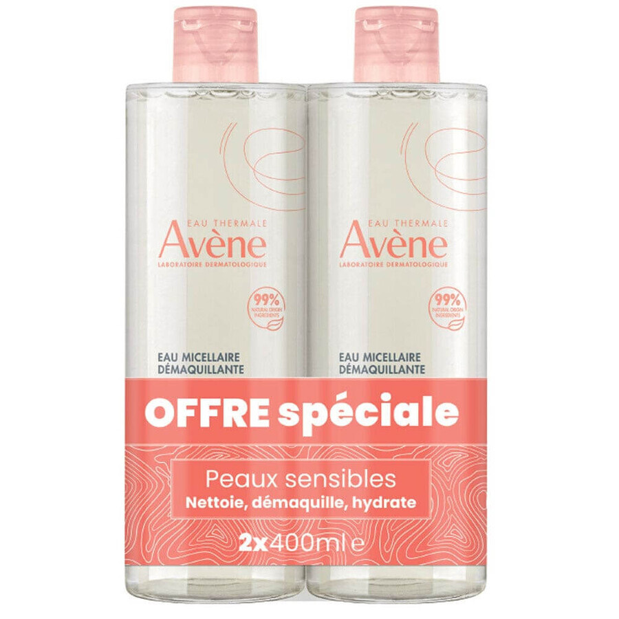 Buy Avène Les Essentiels Micellar Lotion Sensitive Skin 2x400ml Avène Les Essentiels Micellar Lotion Sensitive Skin 2x400ml