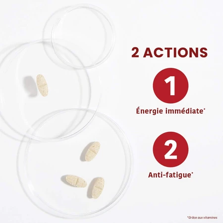 Santarome Vita'max Koffein und Taurin Boost Anti-Müdigkeit 30 Tabletten