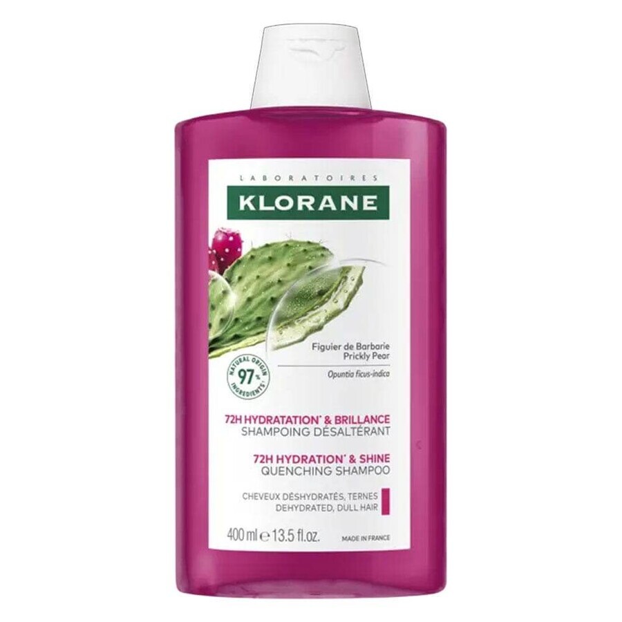 Buy Klorane Prickly Pear Thirst-quenching Shampoo 72h Moisturizing and Shining 400 ml Klorane Prickly Pear Thirst-quenching Shampoo 72h Moisturizing and Shining 400 ml