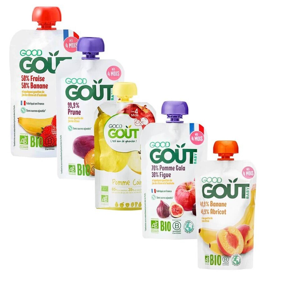 Good Gout Organic Fruit Bottle From 4 months 120g