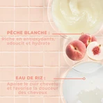 Energie Fruit 2-in-1 Masker Witte Perzik en Rijstwater Bio Fijn Haar 300 ml