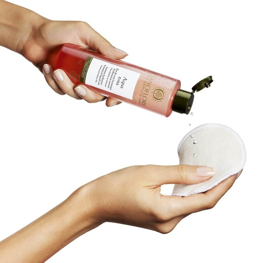 Sanoflore Fresh Rose Face Lotion Organic Damask Rose Botanical Essence 200ml