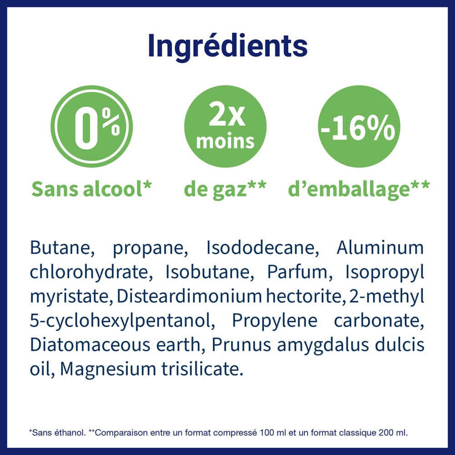 Etiaxil Antiperspirant Deodorant Compressed 48h Beschermt Gevoelige Huid 2x100ml